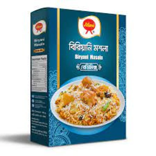 Front view of Agropure Biryani Masala 35gm pack in a resealable pouch.