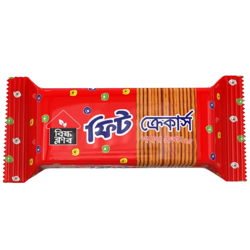 Image of SobPai Bisk Club Fit Crackers Masala Flavor Biscuit 60g Pack