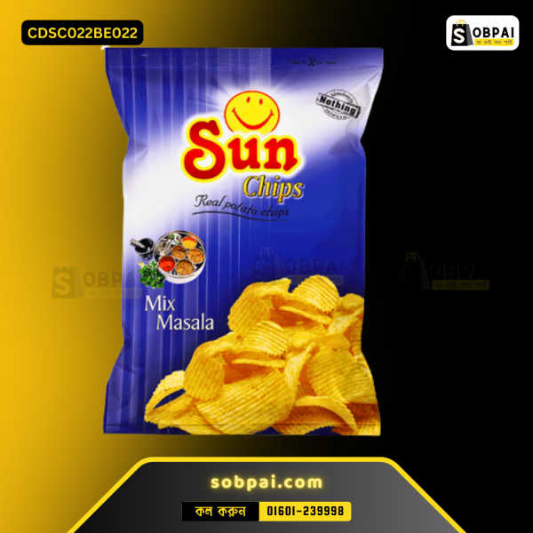 Sun Chips Mix Masala 22 gm pack with flavorful masala seasoning