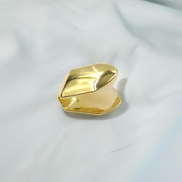 Custom Fit Gold Plated Single Tooth Grillz Cap by SobPai