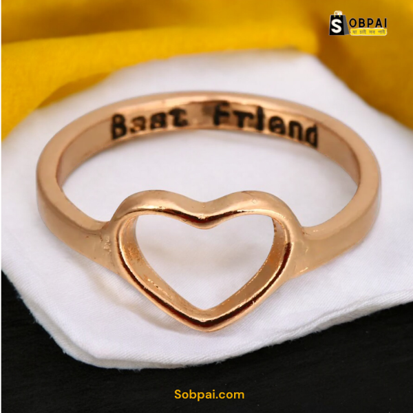 Gold friendship ring for kids by SobPai