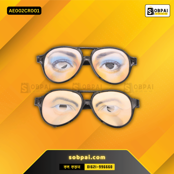 Funny SobPai glasses with a hilarious design for parties and Halloween