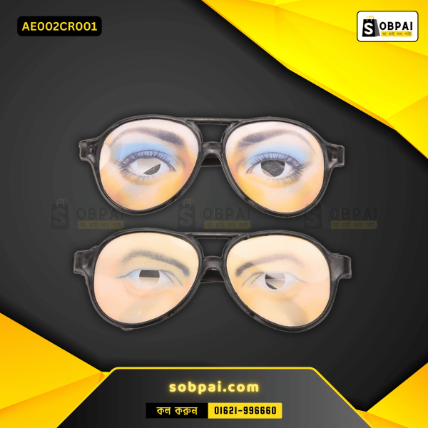 Funny SobPai glasses with a hilarious design for parties and Halloween