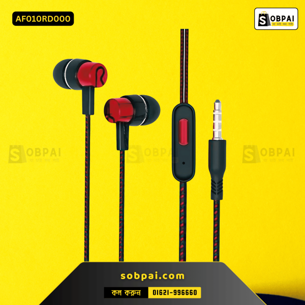 SobPai HIPERDEAL Wired Headphone Red Color