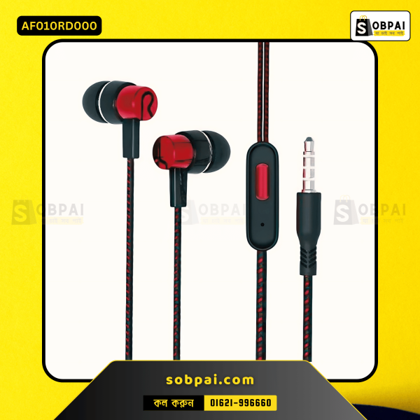 SobPai HIPERDEAL Wired Headphone Red Color