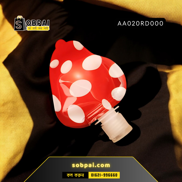 Mini portable polymer empty shampoo bottle with secure cap for travel use.