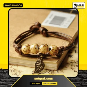 Colorful Ceramic Bead Bracelet for Women - Off White