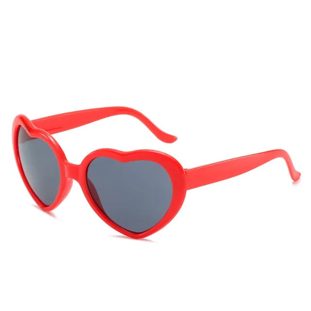 SobPai Heart-Shaped Sunglasses - Trendy & Fun Shades for Every Occasion | Available in White, Black, Red, Pink, Rose, Leopard Print | Perfect for Driving, Parties, Traveling & More - Image 2