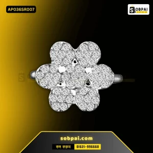 Elegant Plum Blossom Stainless Steel Ring