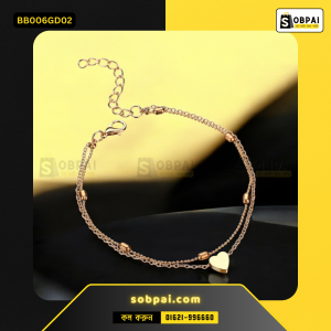 Elegant Bohemian Double-Layer Tassel Anklet - GOLD