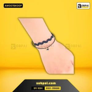 Trendy Double-Layer Lace Bracelet for Women -Black