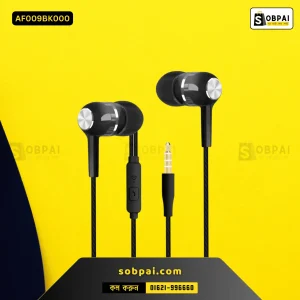 High-Quality Wired Sport Headphones with Mic(Black)