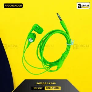 High-Quality Wired Sport Headphones with Mic(Green)