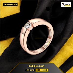 Elegant Women's Wedding & Engagement Ring (Rose Gold-5)