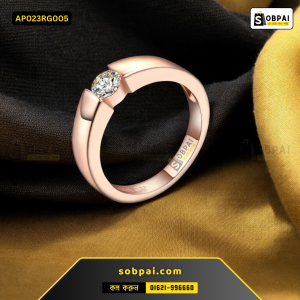 Elegant Women's Wedding & Engagement Ring (Rose Gold-5)