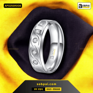 Elegant Finger Ring for Women in Bangladesh (Silver-8)