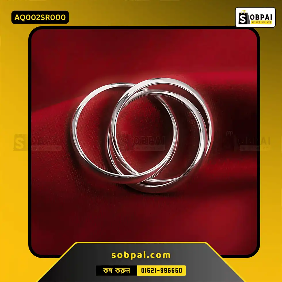 Elegant Sterling Silver Finger Rings for Women (Silver) - Image 5