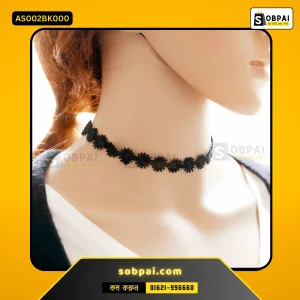 Elegant Black Lace Choker Necklace