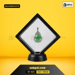 Floating Jewelry Display Case for Gems (7cm Storage Boxes & Bins)- black