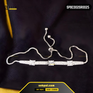 Diamond White Stone ChaIn Bracele