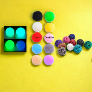 Diversified Felt Glow Balls Lava Stone Aromatherapy Antique Vintage Locket Perfume Essential Oil Diffuser Necklace by SobPai - Multiple Styles & Lengths Available