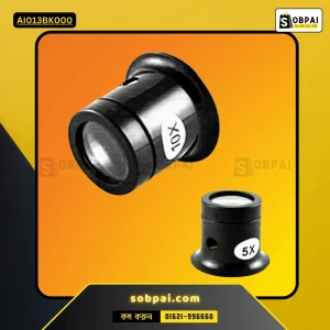 High-Quality 5X Magnifying Glass for Precision Work - black