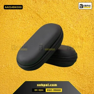 Durable Travel Pouch for Headphones - Black