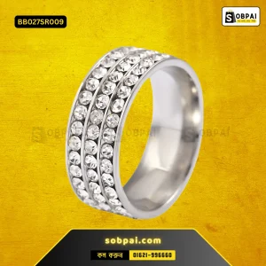 Titanium Steel Ring -(Silver)- 9