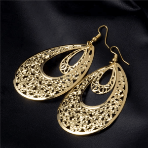 Elegant Women Waterdrop Long Dangle Earrings - Stylish Lady Girl Charm Jewelry for New Year Gift - 2 Colors - SobPai Brand