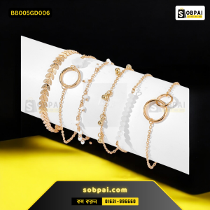 Elegant Bohemian Tassel Bracelet Set - GOLD