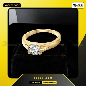 Elegant Crystal Stainless Steel Women?s Rings (Gold - 7)