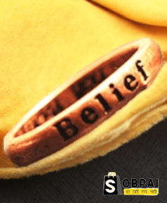 Vintage European And American Minimalist Retro Lettering Wishing Ring - Ancient Copper Finish - Perfect Wedding Band - Zinc Alloy and Bone Material