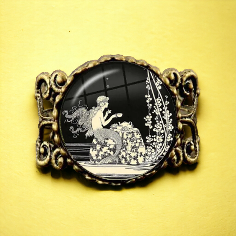 SobPai Handcrafted Vintage Fairy Frog Ring - Resizable Silver/Bronze Plate Jewelry - Perfect Wedding Bands, Best Friends Gift, and Fashion Statement Jewelry for Women