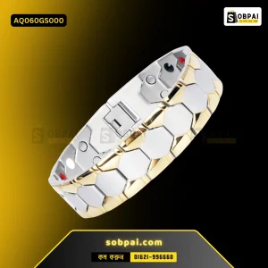 Titanium Steel Energy Health Bracelet (Gold silver)