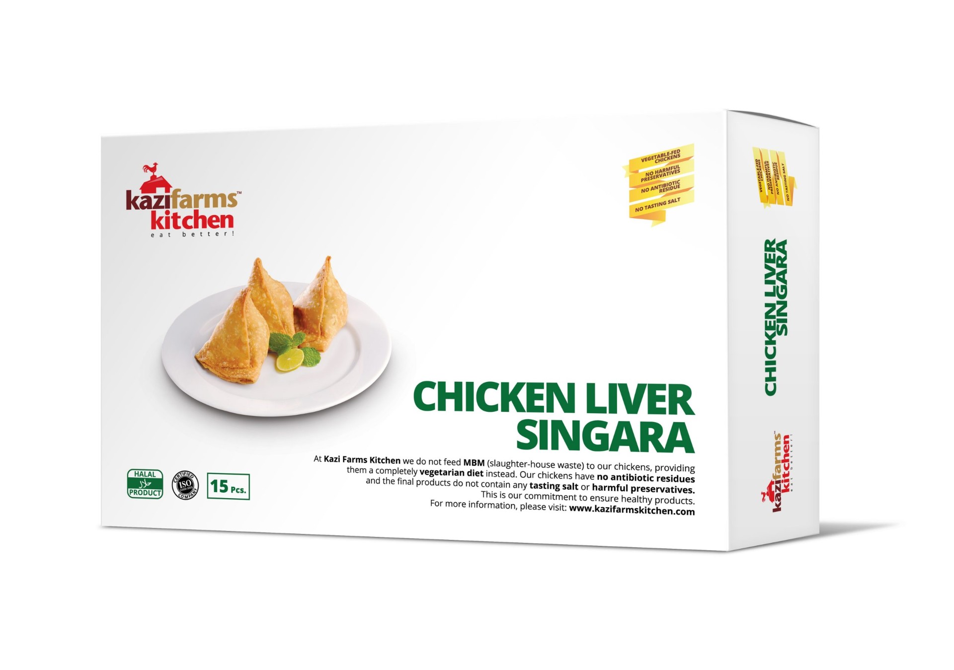 Kazi Farms Kitchen Chicken Liver Singara