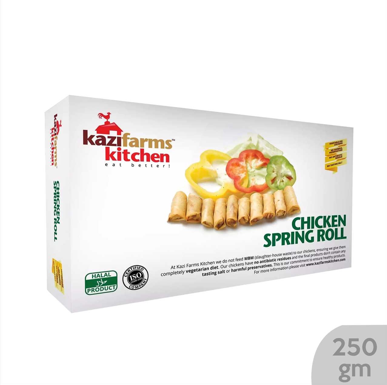 Kazifarms Kitchen Chicken Spring Roll