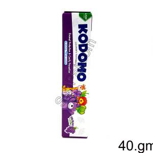 Kodomo Tooth Paste Cream (Strawberry, Orange, Grpape) - 80 Gm