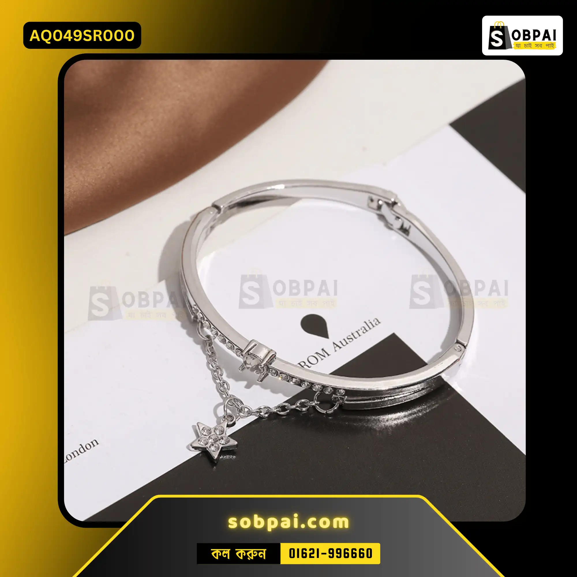 Stylish Charm Bracelets for Women ( Silver) - Image 2