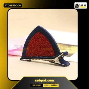 Cute Mini Cat Ear Hair Clip for Girls (Red)