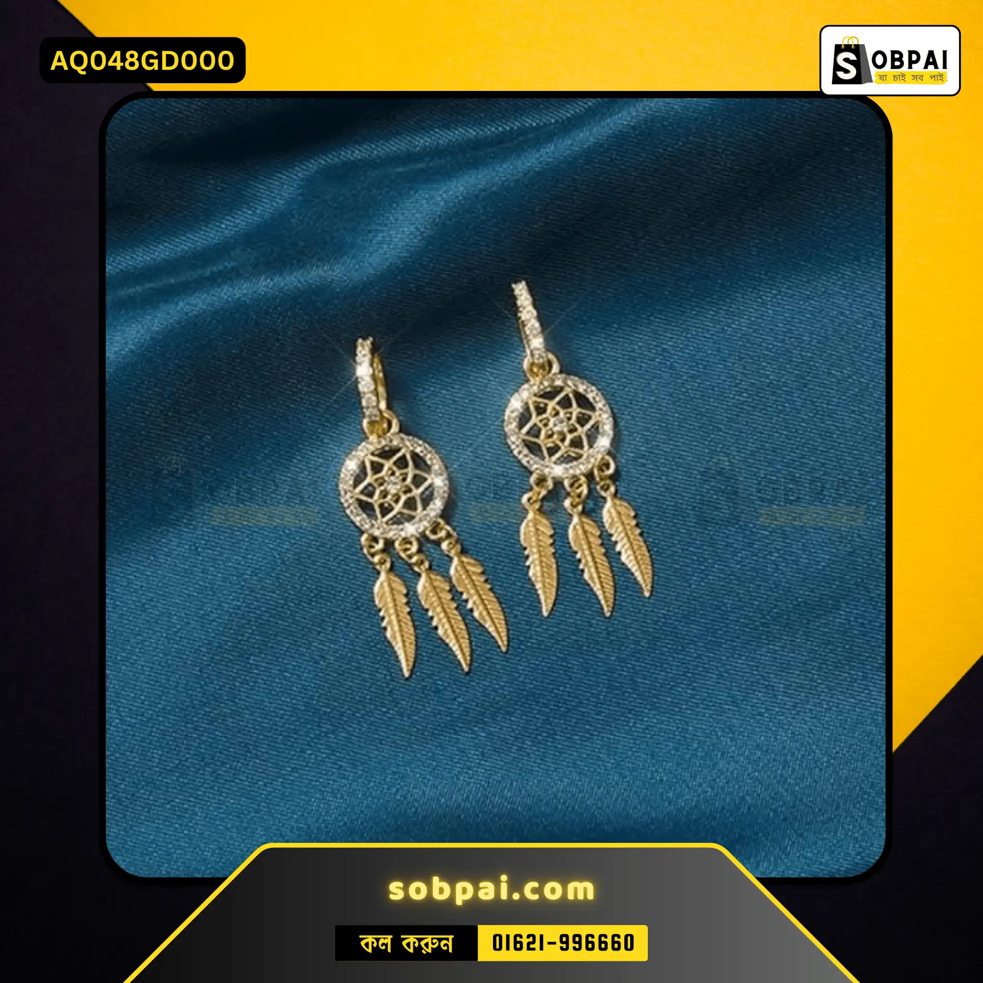 Elegant Long Tassel Zircon Earrings For Women- Gold - Image 2