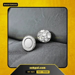 Magnetic Zircon Stud Earrings for Style (Silver)