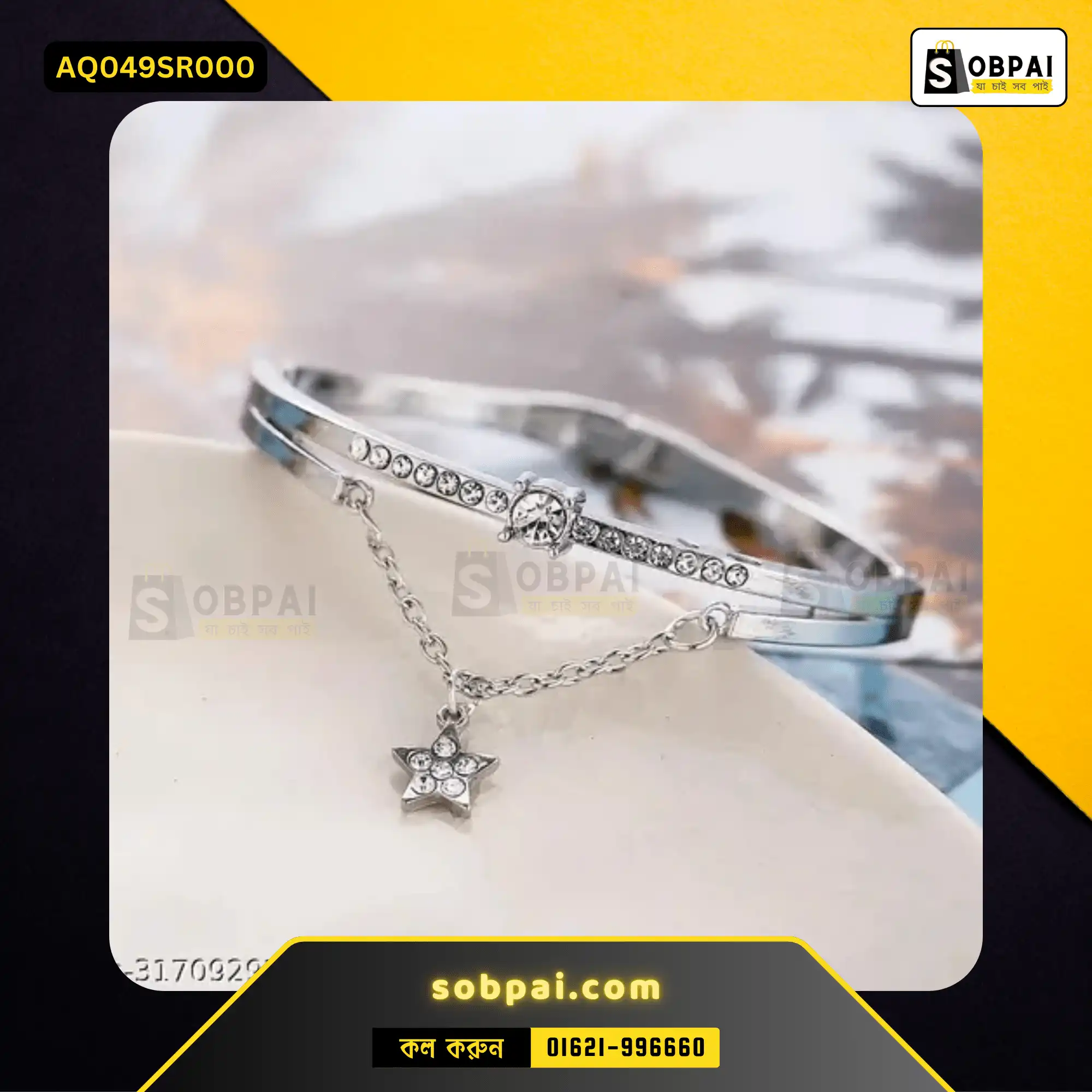Stylish Charm Bracelets for Women ( Silver) - Image 3
