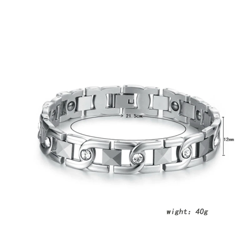 SobPai Men and Women Therapeutic Energy Healing Magnetic Bracelet Bangle for Arthritis Pain Relief and Slimming - Unisex Health Care Jewelry - Image 2