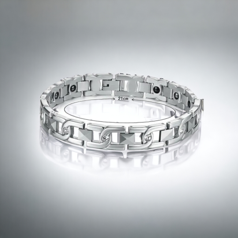 SobPai Men Women Therapeutic Energy Healing Magnetic Bracelet Bangle Therapy Arthritis Pain Relief Health Care Slimming Unisex Jewelry, 4.4 Rating, 20 Reviews, 73 Sold, Regulator 1PC Metal Color