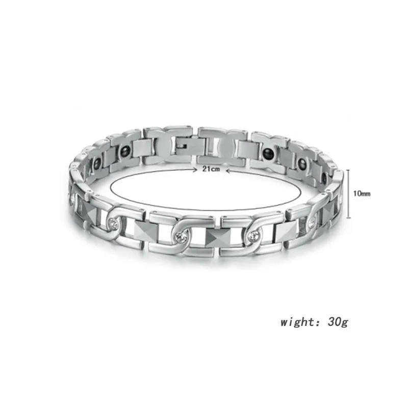 SobPai Men Women Therapeutic Energy Healing Magnetic Bracelet Bangle Therapy Arthritis Pain Relief Health Care Slimming Unisex Jewelry, 4.4 Rating, 20 Reviews, 73 Sold, Regulator 1PC Metal Color - Image 2