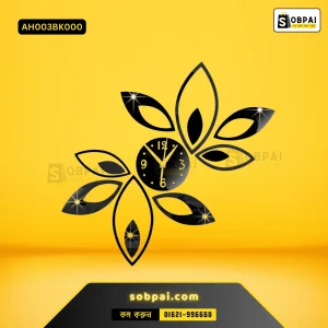 DIY Wall Clock ? Modern Home Decor (Black)