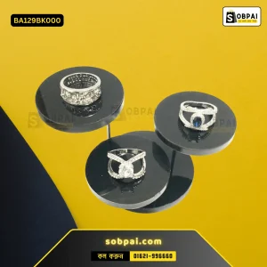 Elegant Rotating Acrylic Jewelry Stand ( Black)