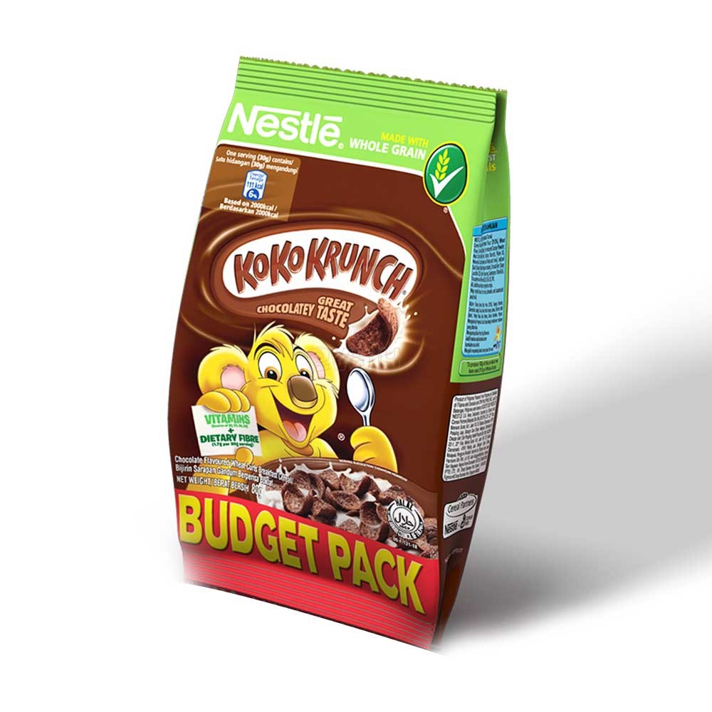 Nestle Koko Krunch Breakfast Chocolate Cereal Pouch