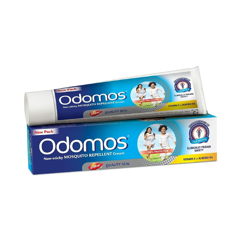 Odomos Mosquito Repellent Cream (Almond Oil And Vitamin-E)