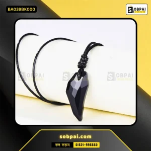 Stylish Wolf Teeth Necklace for Men - Black